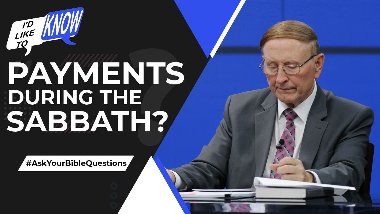 Payments During the Sabbath?