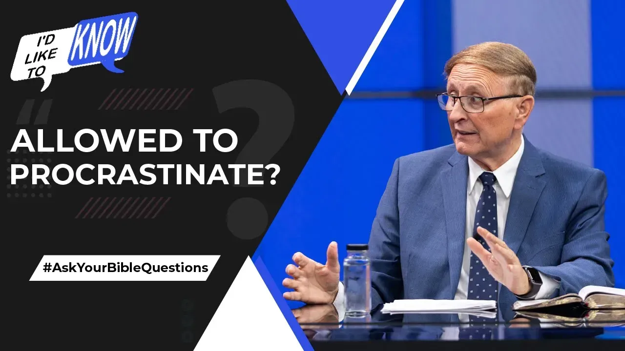 Allowed to Procrastinate?