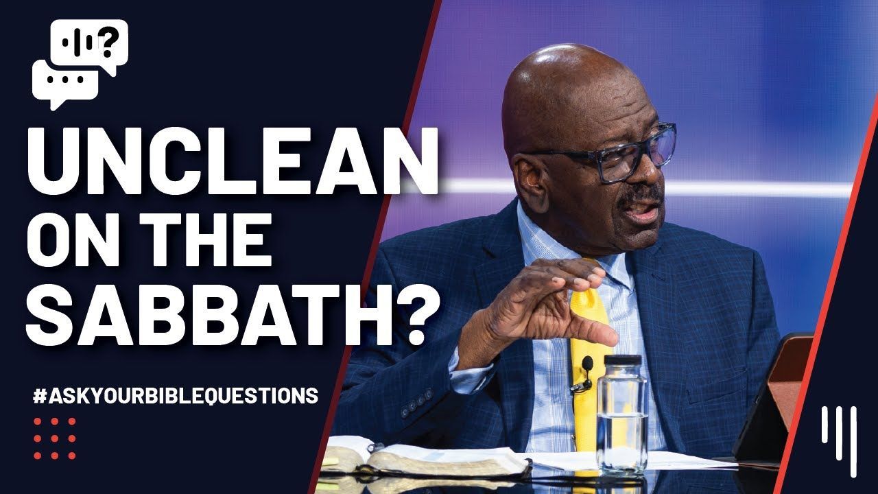 Unclean on the Sabbath?